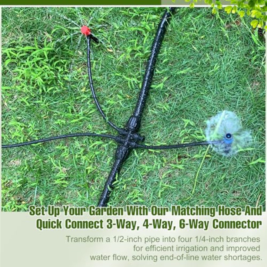 100FT 1/2 Inch Drip Irrigation - Push Fit Connector のレビューと価格