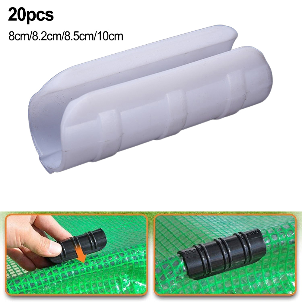 20Pc Greenhouse Frame Film Buc - Plastic Pipe Clip のレビューと価格